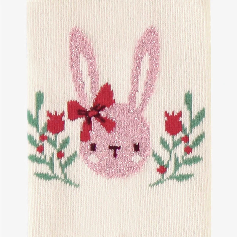 CREAM TIGHTS WITH PATTERNS, BABY