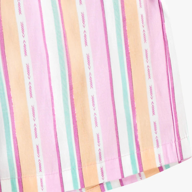 Colorful striped shorts, child