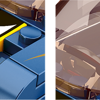 Car Club Building Brick Kit, LeMans Car (154 Pcs)