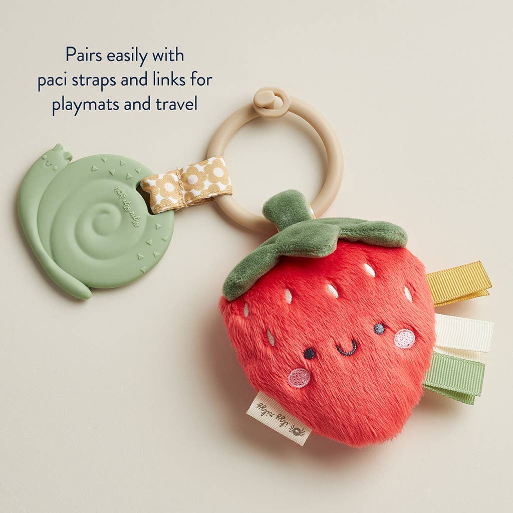 Itzy Pal™ Plush + Teether: Croissant