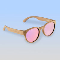 Round Sunglasses | Latte Brown