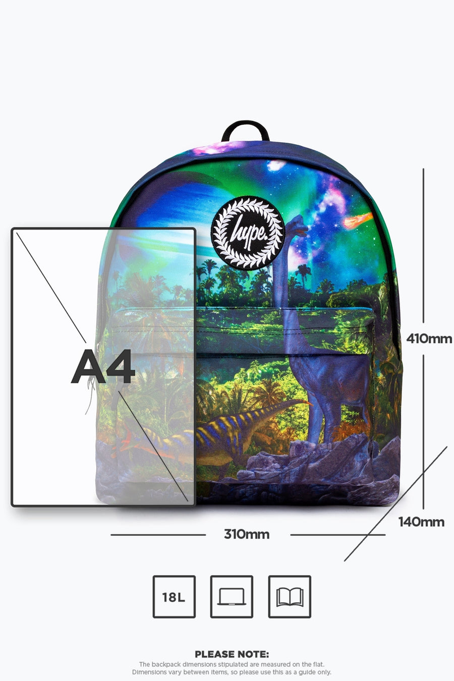 GREEN TROPICAL SPACE EXTINCTION BACKPACK