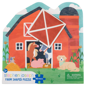 Shaped Jigsaw Puzzle: Farm
