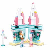 Ice Cream House Food Court Building Brick Kit (247 pcs)
