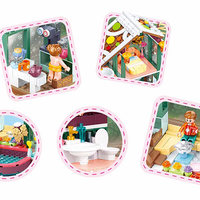 Winter Resort Cabin Building Brick Kit (439 pcs)