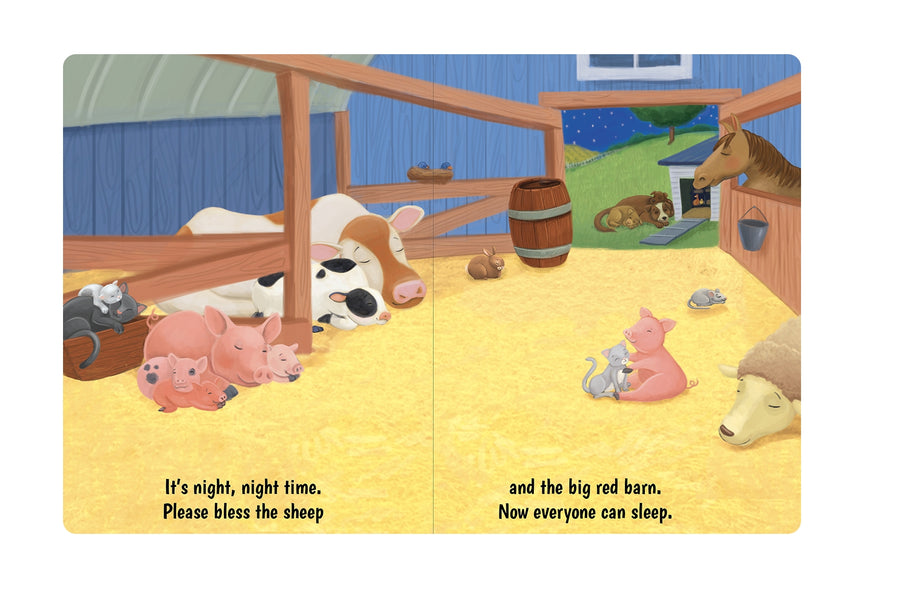 Night, Night Farm- Children's Padded Board Book