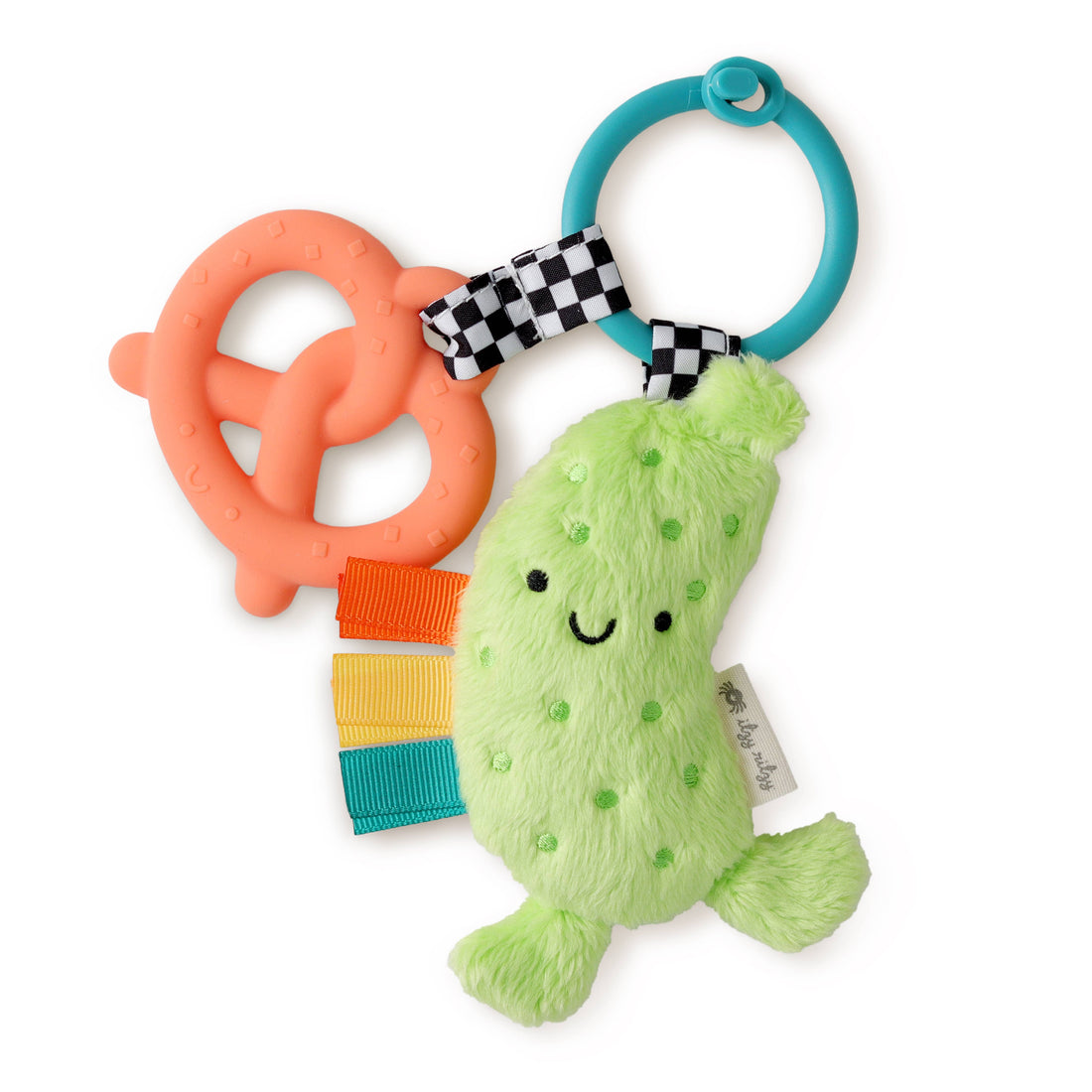 Itzy Pal™ Plush + Teether: Croissant