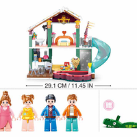 Winter Resort Cabin Building Brick Kit (439 pcs)