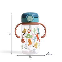 Itzy Sips™ - Straw Cup With Snap-Close Lid: Ribbons & Roses