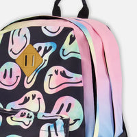Kids Backpack Smiley Face Girl