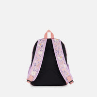 Little Kids Backpack Lilac Cat Print
