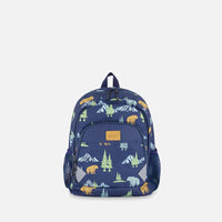 Little Kids Backpack Navy Animal Print