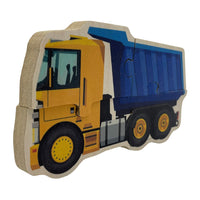 Construction Vehicle Puzzle - Dump Truck