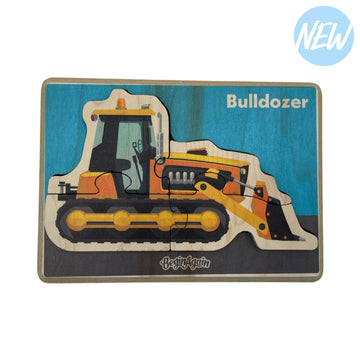 Construction Vehicle Puzzle - Bulldozer
