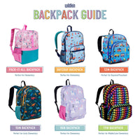 Black Camo 16 Inch Backpack