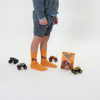 MONSTER TRUCK 3D KIDS CREW SOCK