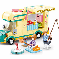 Winter Camping Trailer Building Brick Kit (314 pcs)