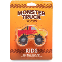 MONSTER TRUCK 3D KIDS CREW SOCK