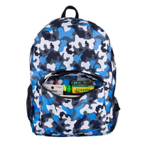 Blue Camo Backpack - 16 Inch