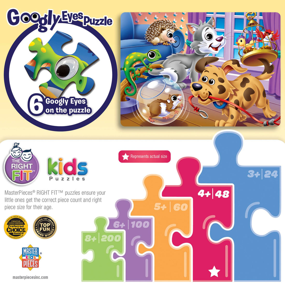 Googly Eyes - Pets 48 Piece Puzzle