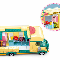 Winter Camping Trailer Building Brick Kit (314 pcs)
