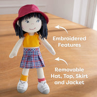 Yuki 12" Soft Doll