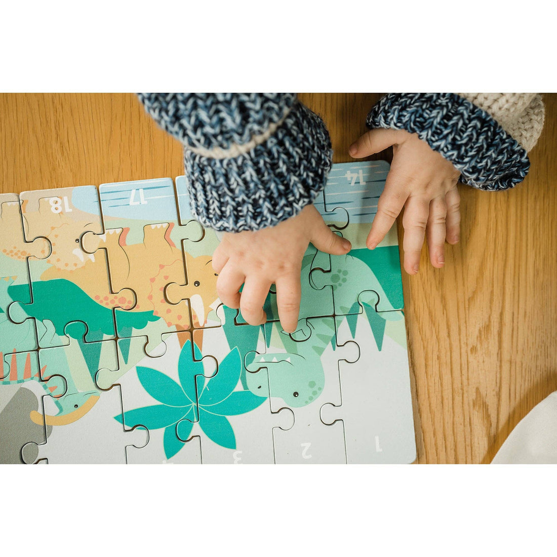 Dinosaurs Number Puzzle