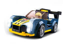 Car Club Building Brick Kit, LeMans Car (154 Pcs)