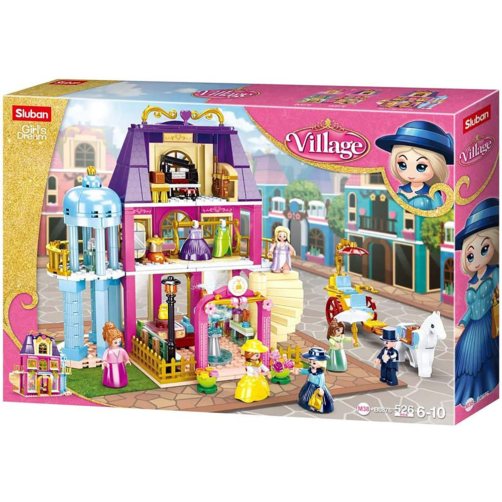 Girl's Village Department Store Building Brick Kit (526 pcs)