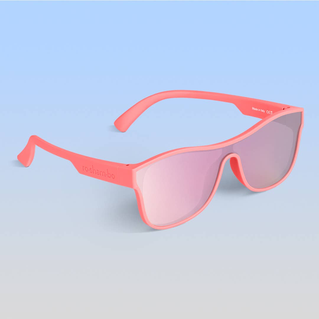 Single Shield Sunglasses | Hot Pink