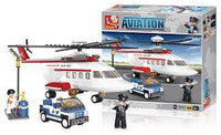 Aviation Personal Helicopter Building Brick Kit (259 Pcs)
