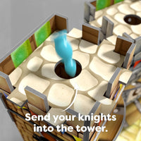 Knuckling Knights- A Knight-Filled Memory, Dexterity, &amp; Dice Game with 3D Castle Towers