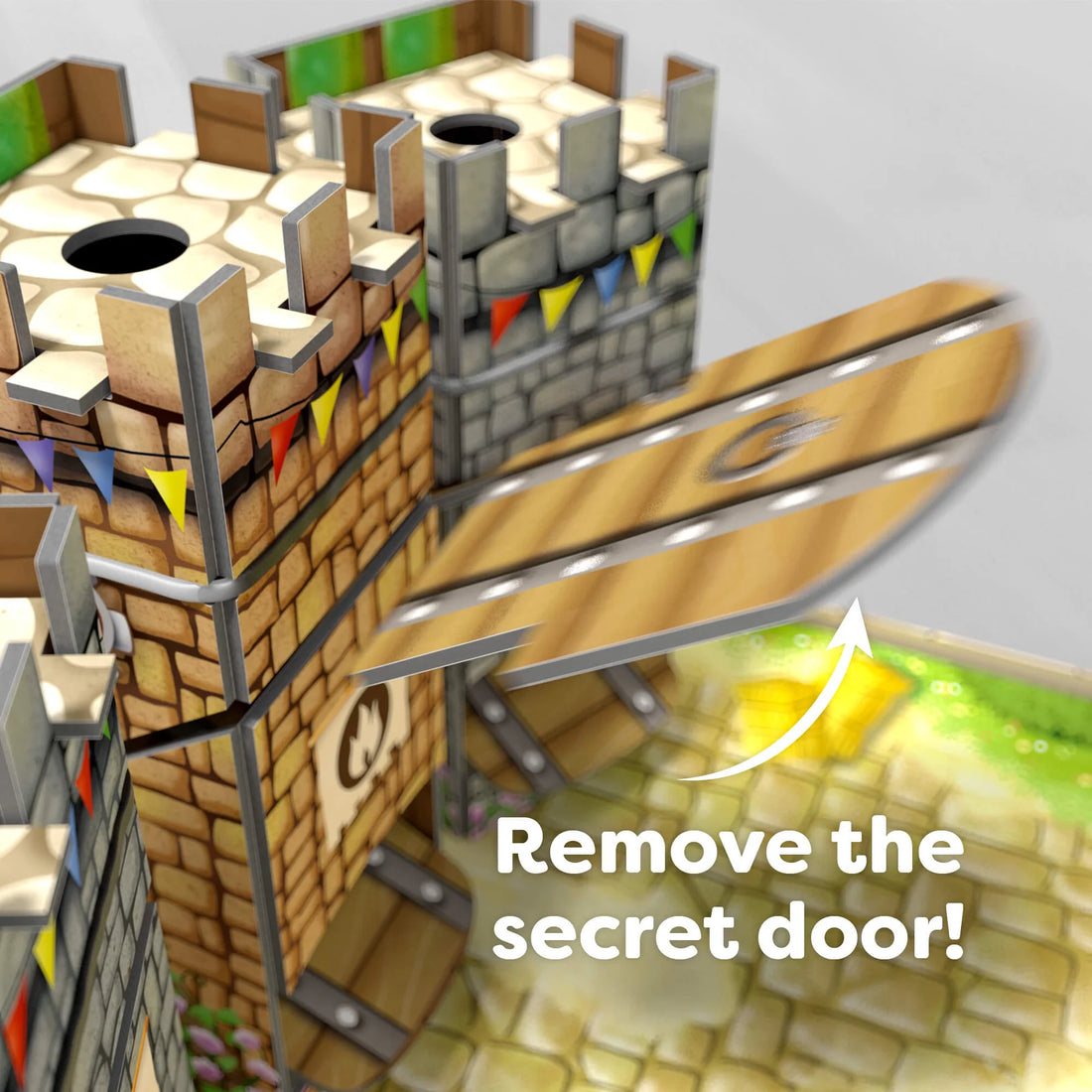 Knuckling Knights- A Knight-Filled Memory, Dexterity, &amp; Dice Game with 3D Castle Towers