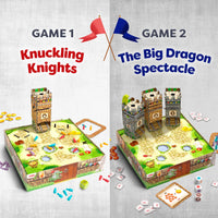 Knuckling Knights- A Knight-Filled Memory, Dexterity, &amp; Dice Game with 3D Castle Towers