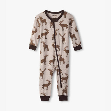 Pine Brush Stags Cotton Sleeper