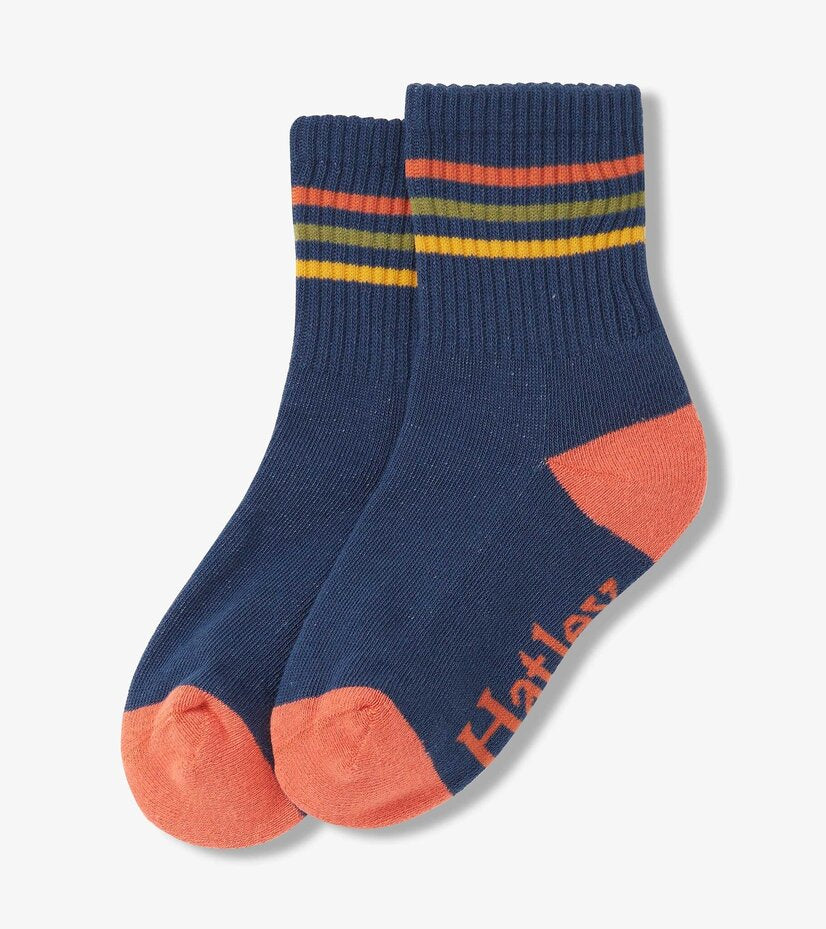 Ensign Blue Crew Socks