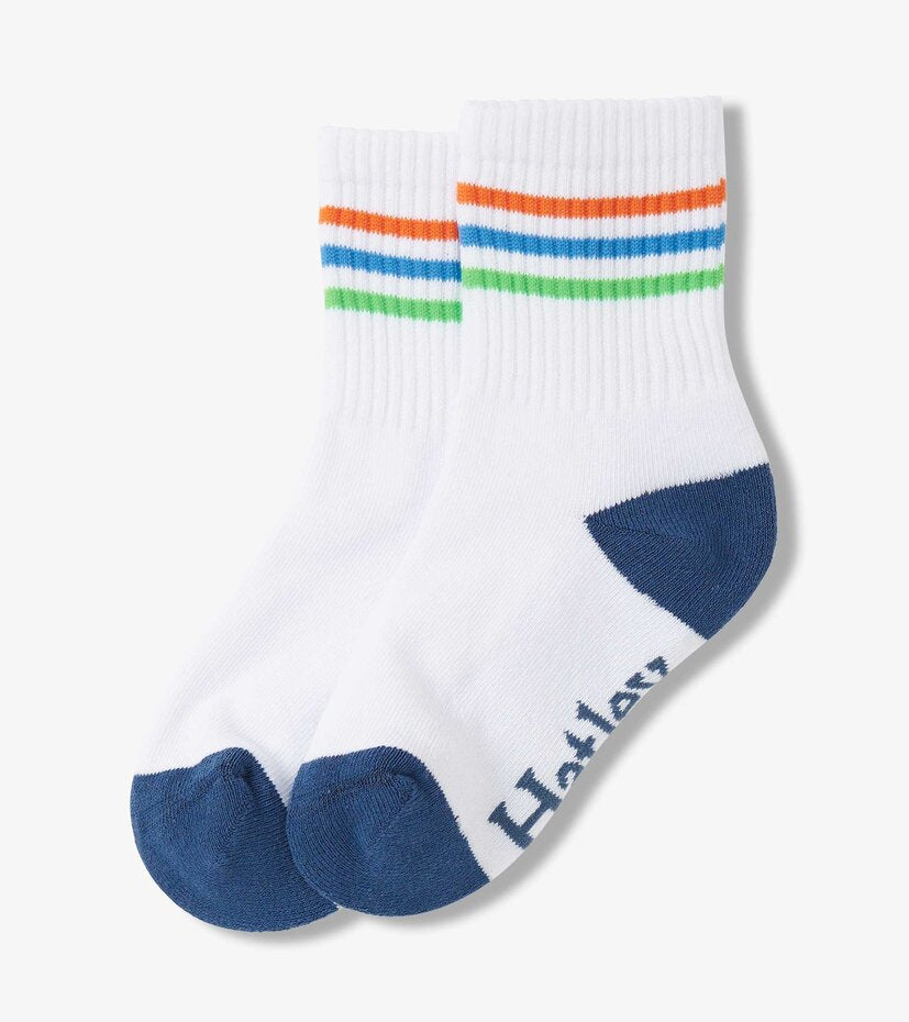 Spring Stripes Crew Socks