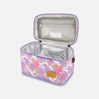 Lunch Box Lilac Retro Flower Print