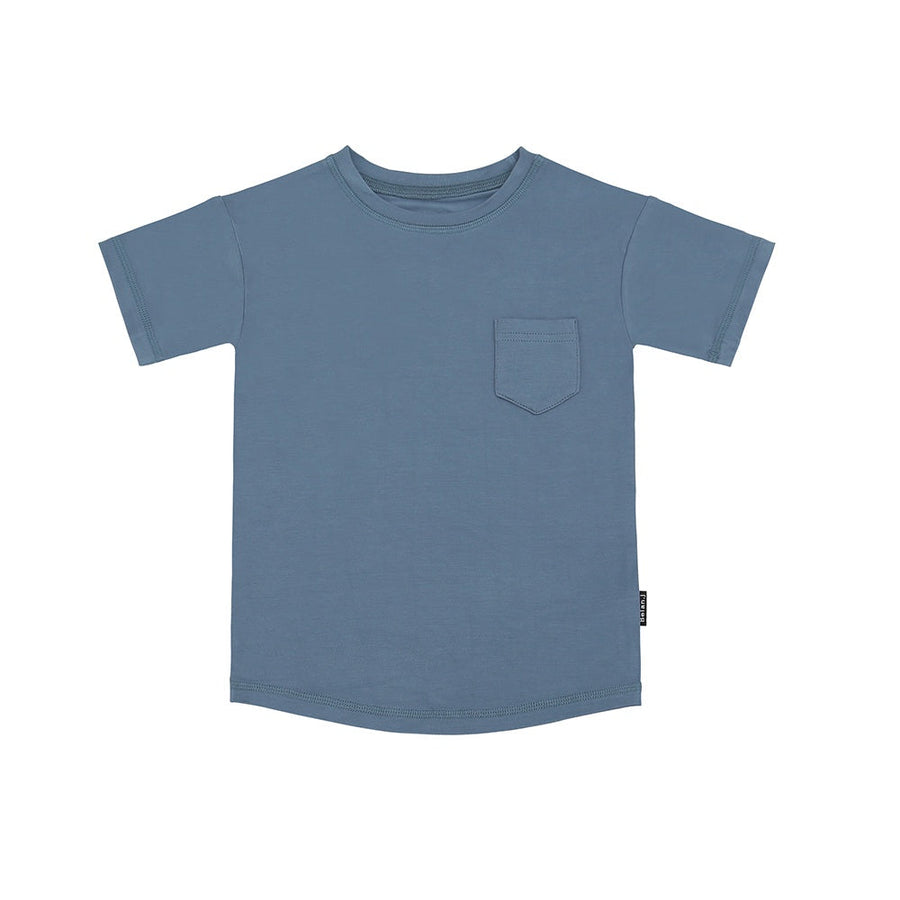 Short Sleeves Pocket Tee - Ocean Blue
