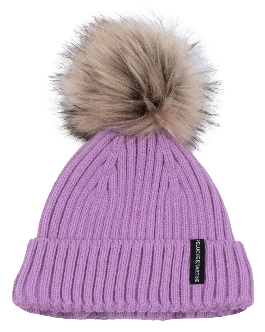 Cora-Lee Girls Lilac Knit Hat