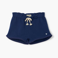 Blue Paper Bag Shorts