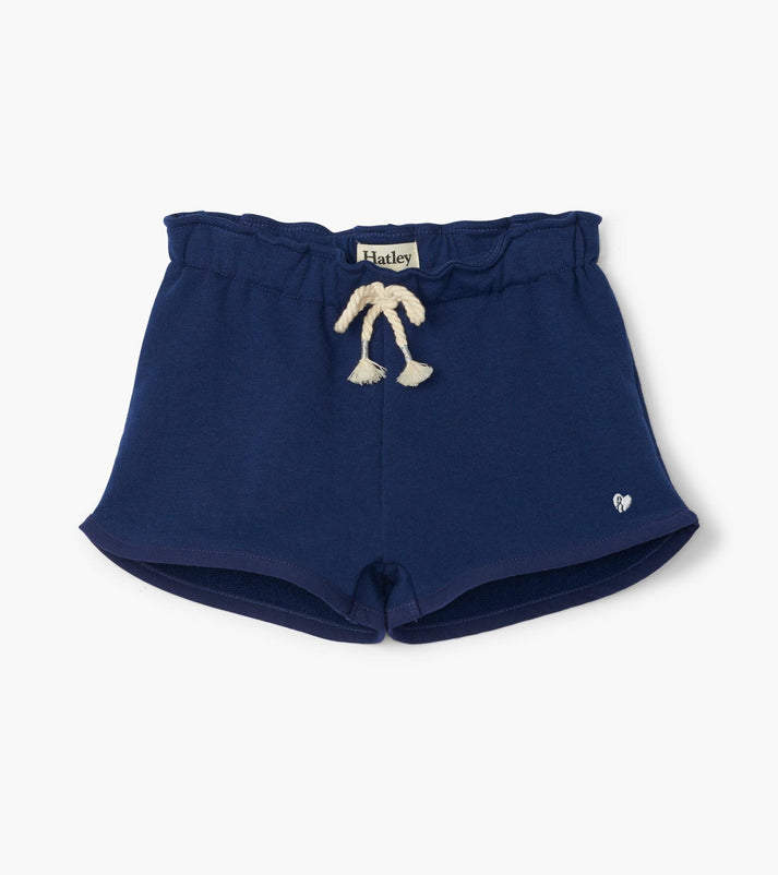Blue Paper Bag Shorts