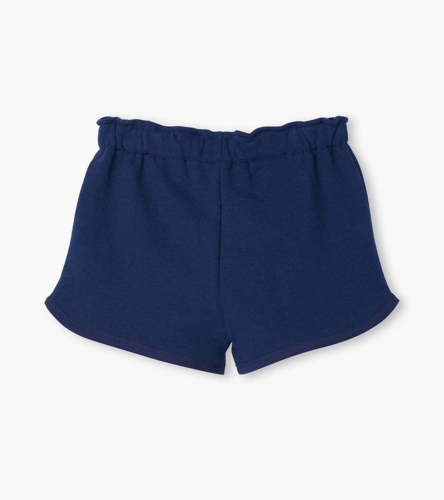 Blue Paper Bag Shorts