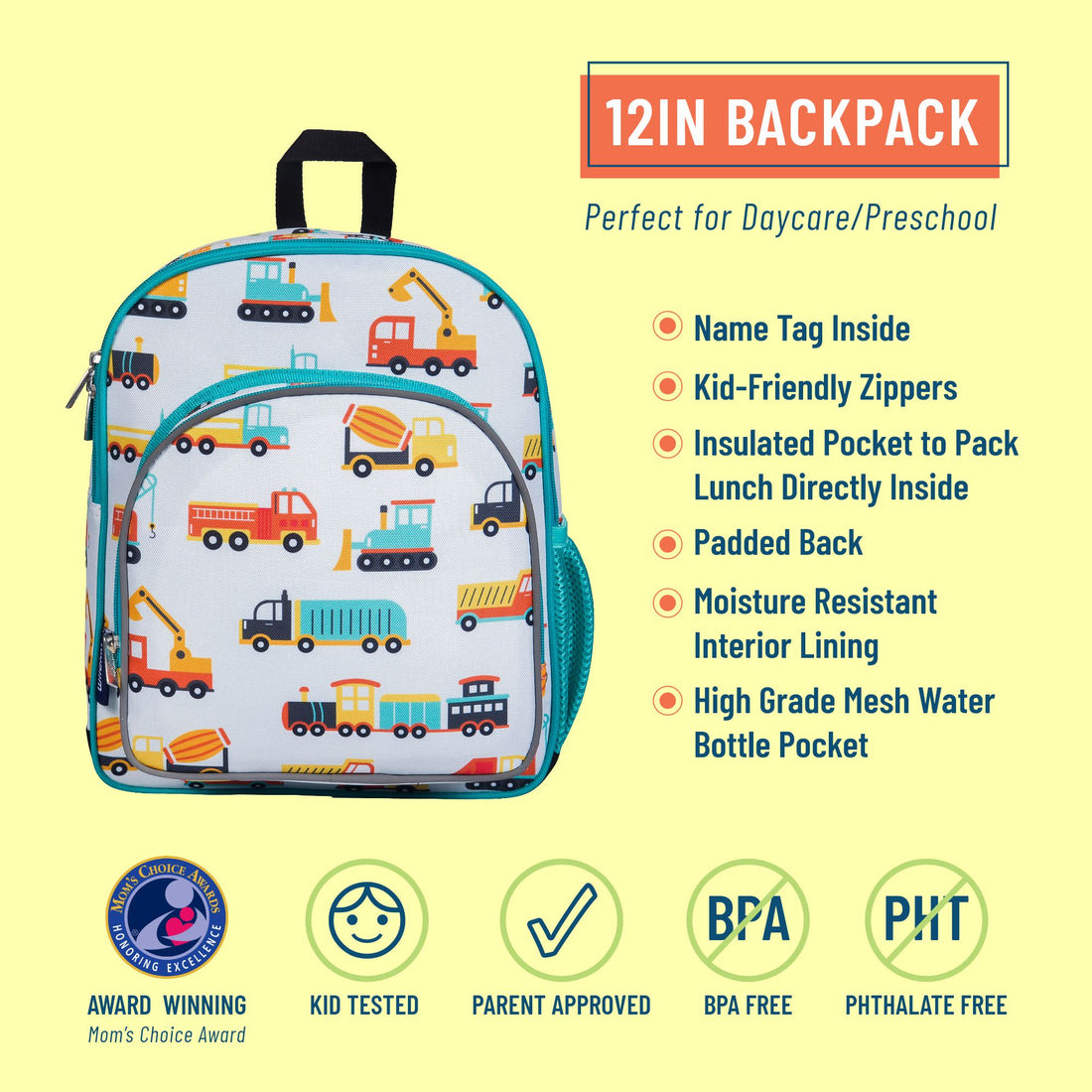 Modern Construction 12 Inch Backpack