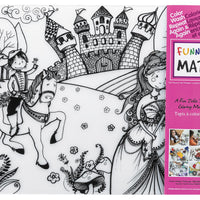 Table Top Colouring Mat, Princess