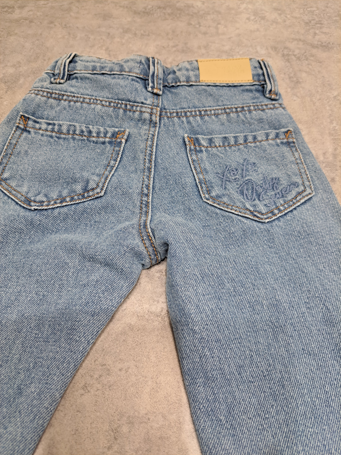 Denim Mom Fit Heart Jeans | Medium Denim