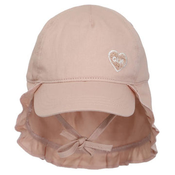 Ball Hat with Neck Flap - Pink