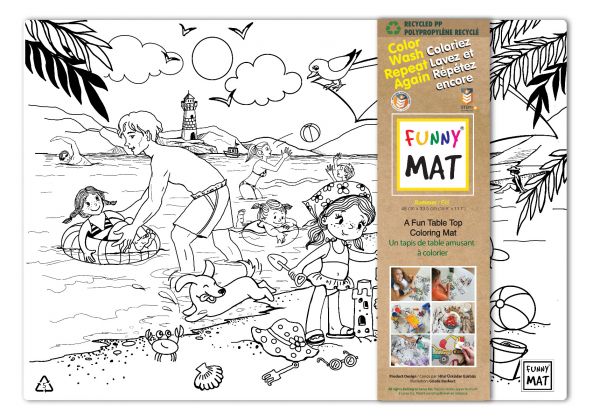 Table Top Colouring Mat, Summer