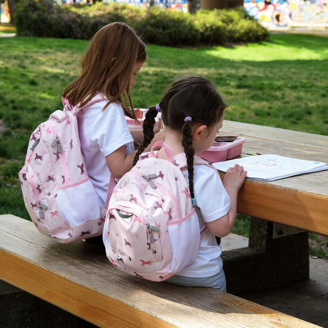 Kids Mini Backpacks/Pink Ponies