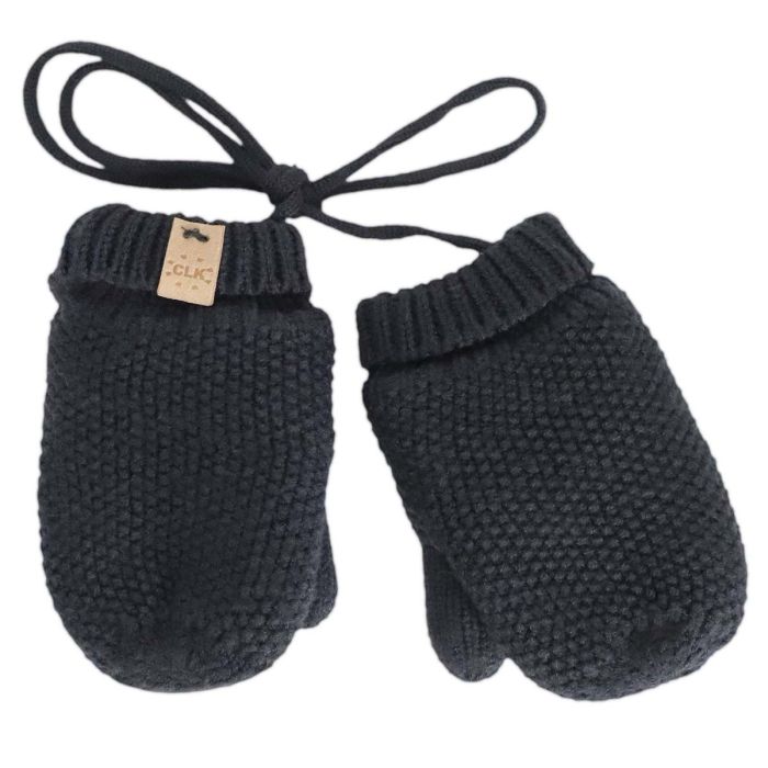 Knit Corded Soft Touch Mittens (Multiple Colours)